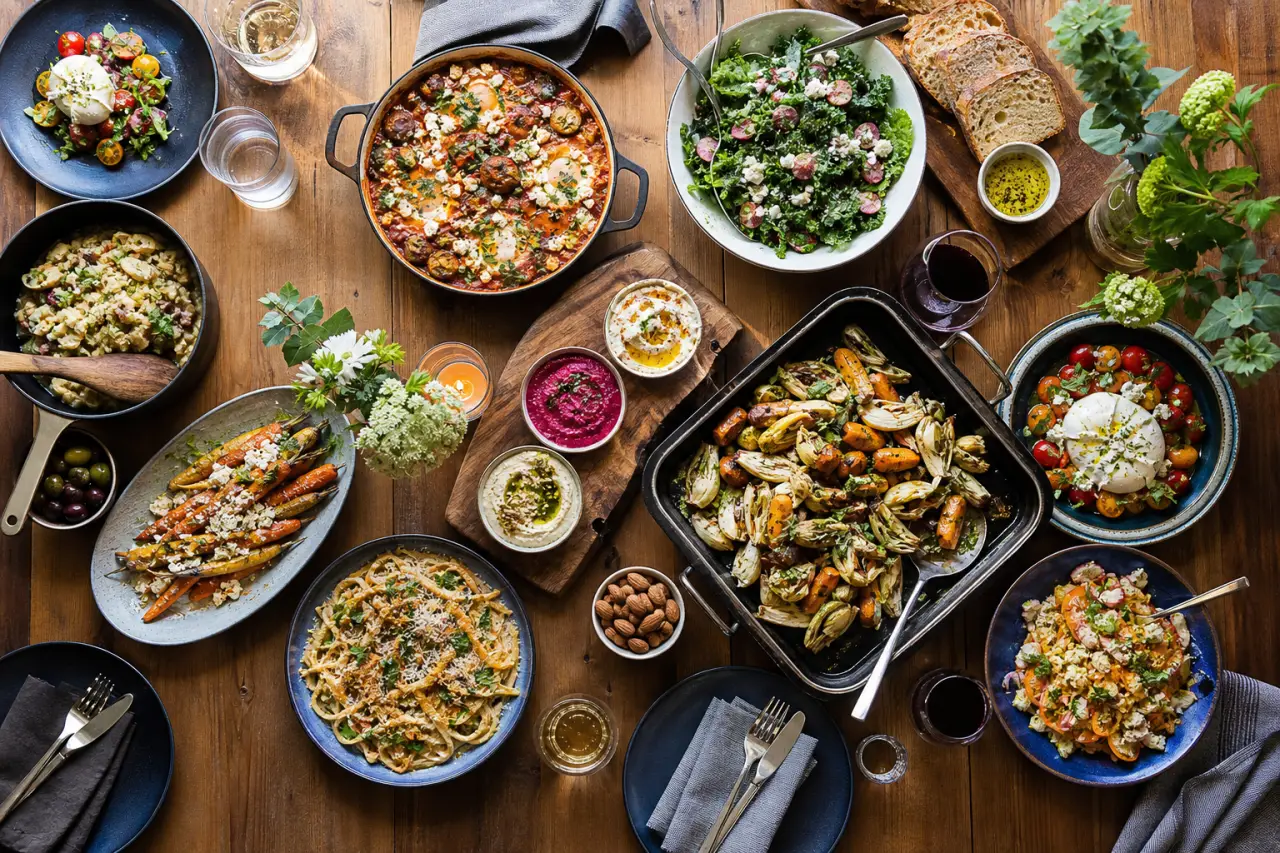 Repas à partager : buffet, plat unique et grande tablée sans stress