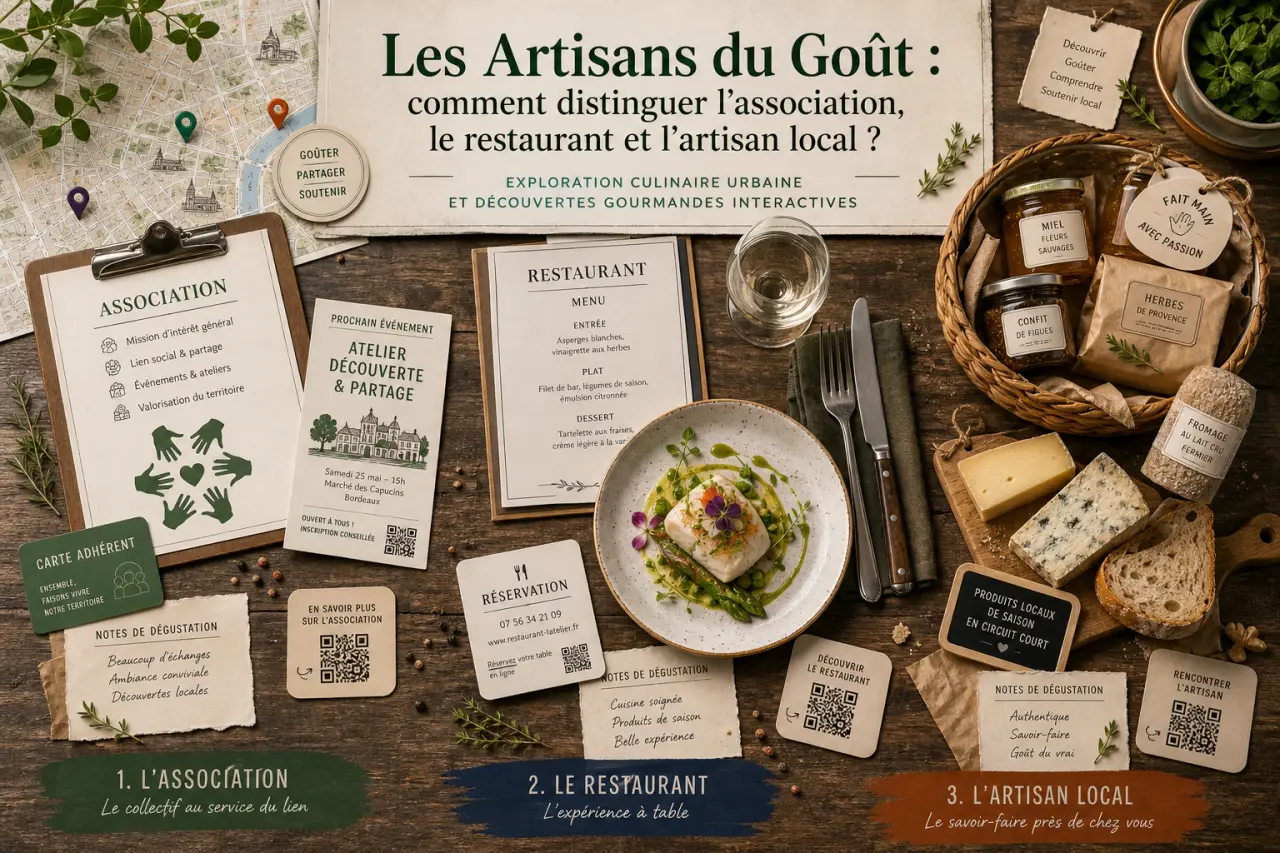 Les Artisans du Goût : comment distinguer l’association, le restaurant et l’artisan local ?