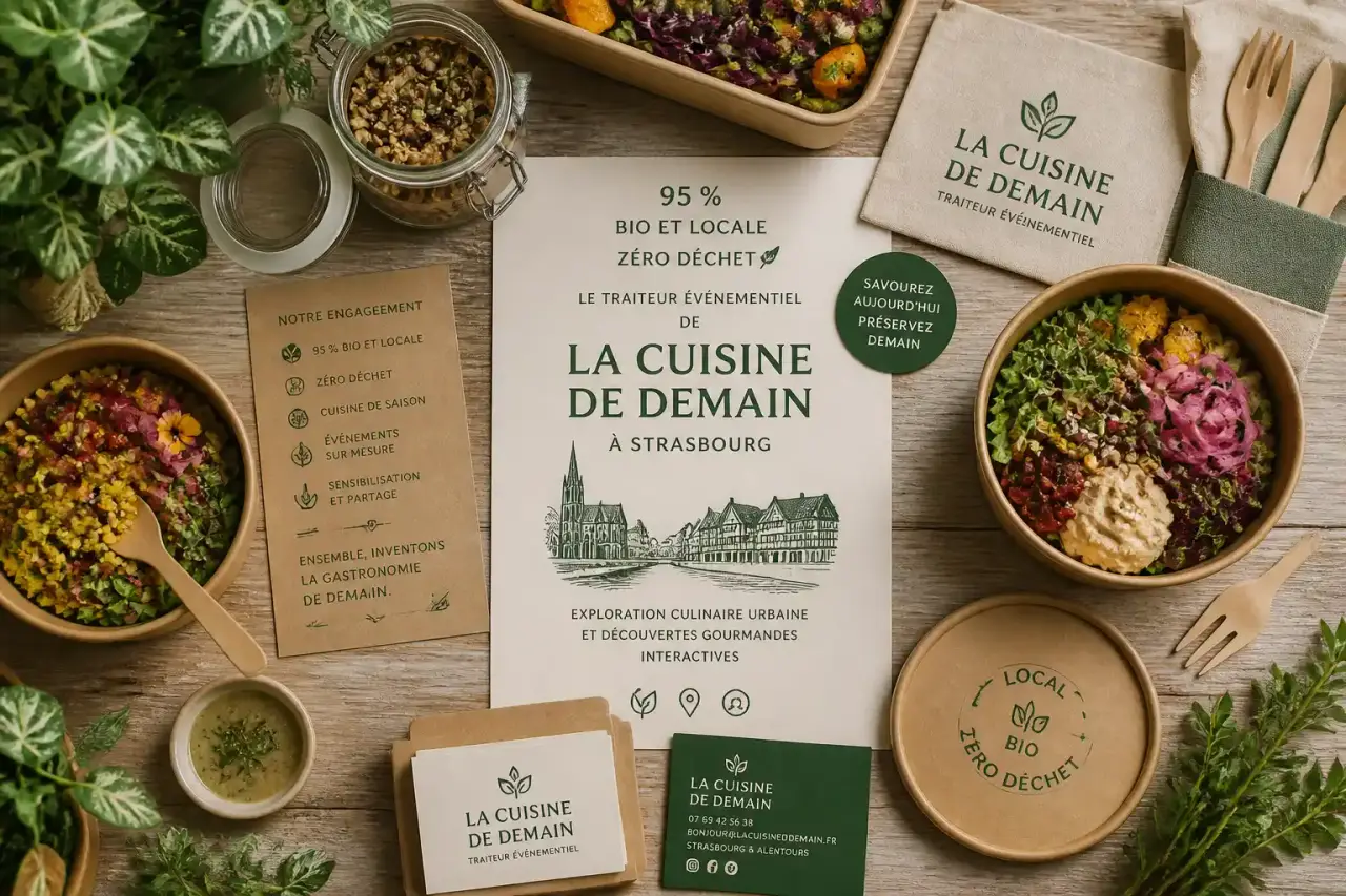 95 % bio et locale, zéro déchet : le traiteur événementiel de La Cuisine de Demain à Strasbourg