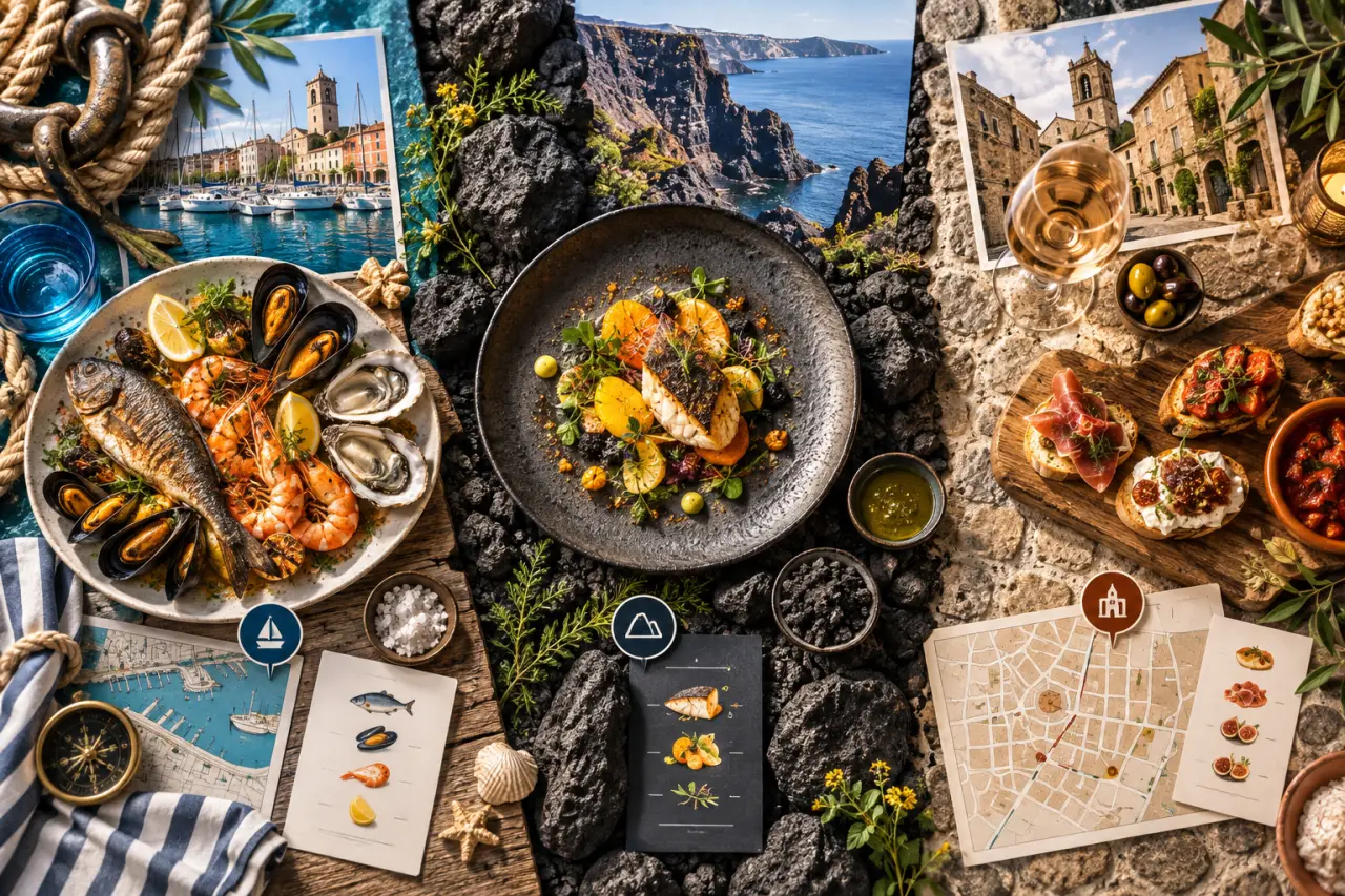 Restaurant gastronomique à Agde : faut-il choisir le port, les falaises ou le centre historique ?