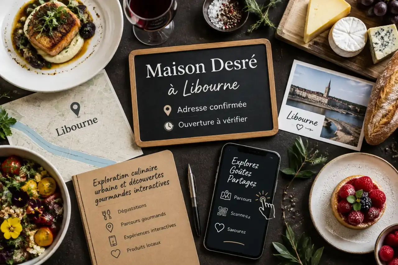 Maison Desré à Libourne : adresse confirmée, ouverture à vérifier