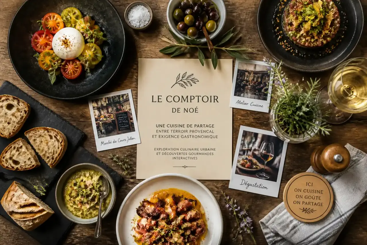 Le Comptoir de Noé : une cuisine de partage entre terroir provençal et exigence gastronomique