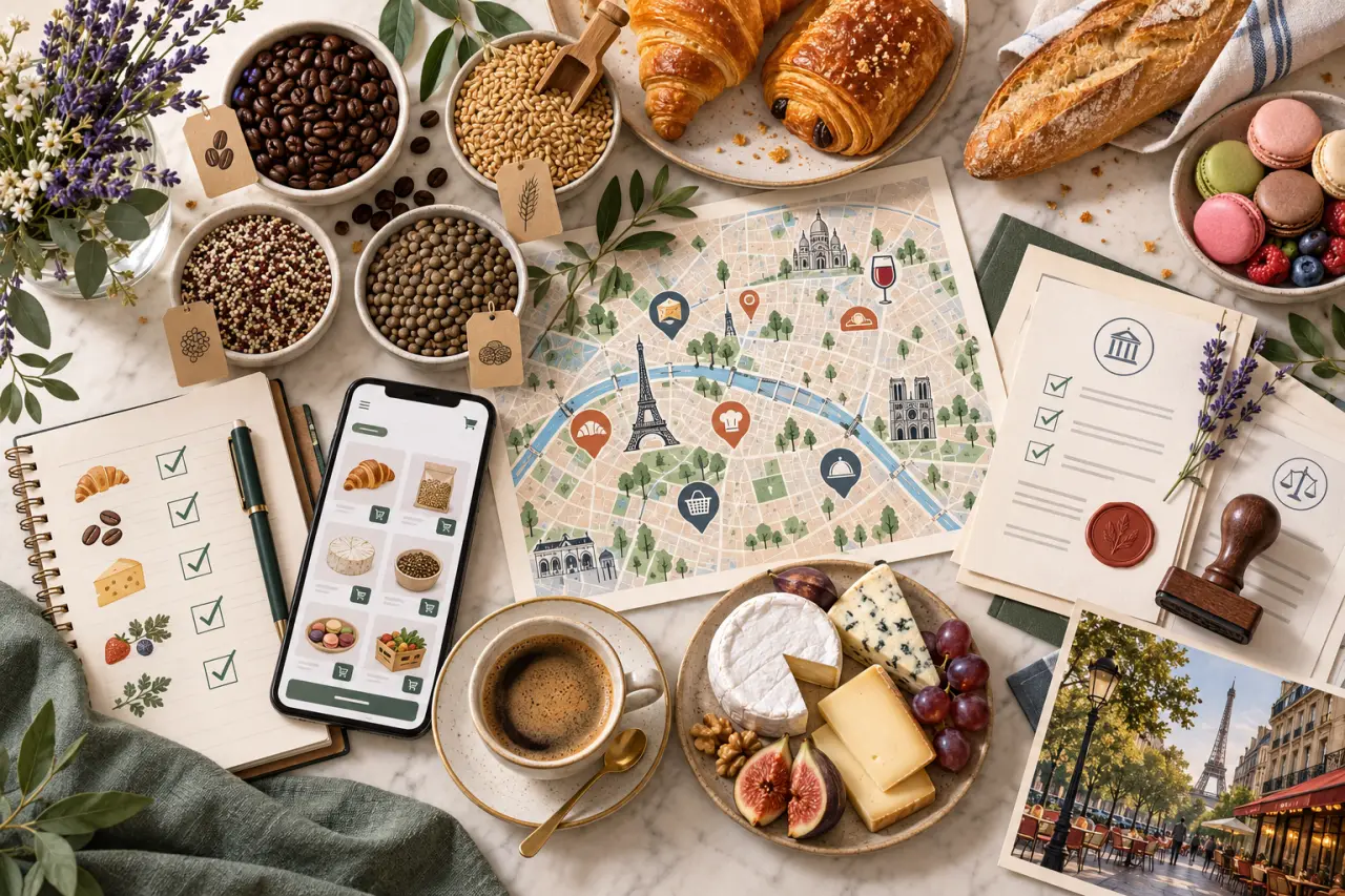 Grains et Gourmandises à Paris : offre, commandes et vérifications administratives